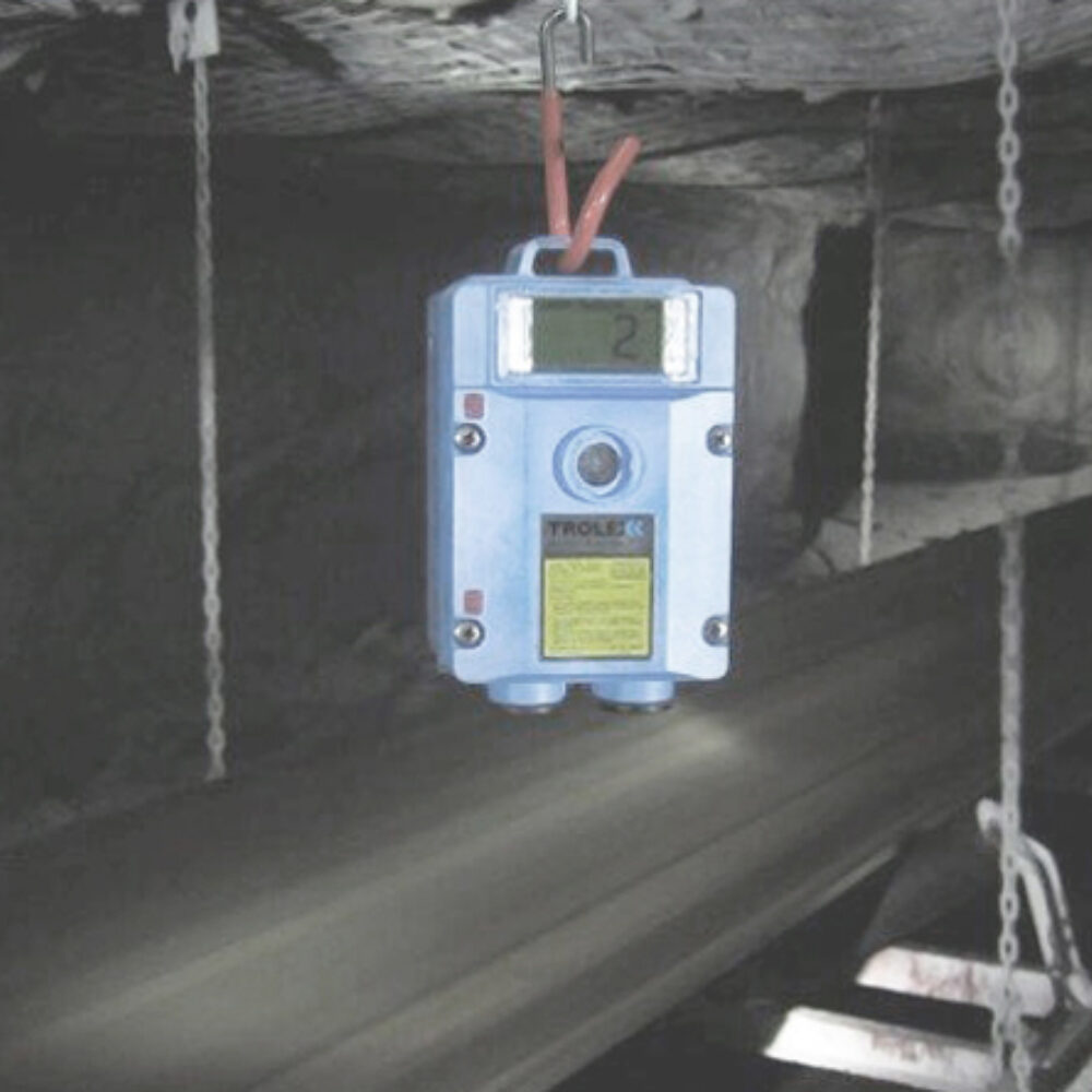 Wireless communications device for mining